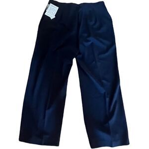 New CB Career Tummy Slim Fit Navy Blue Dress Pants, Size 16 Short